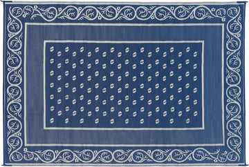 Faulkner 48698 Vineyard 6 by 9-Feet Blue Multi-Purpose Mat