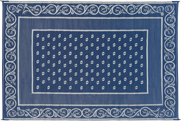 Faulkner 48701 Vineyard 9 by 12-Feet Blue Multi-Purpose Mat