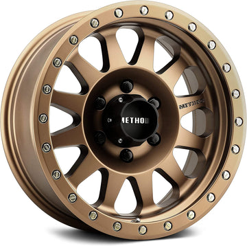 Method Race Wheels MR304 Double Standard Method Bronze Wheel with Aluminum (15 x 8. inches /5 x 4 mm, -24 mm Offset)