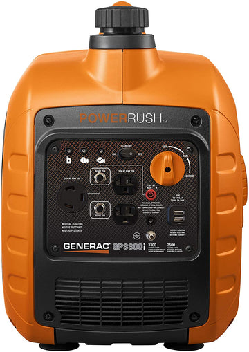 Generac GP3300i Portable Inverter Generator Orange, Black