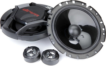 JVC CS-DR1700C 360W Peak (55W RMS) 6.75a 2-Way Factory Upgrade Component Speakers (Does Not Include Crossovers) - Pair