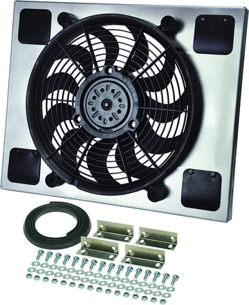 Derale Performance 16820 Gray/Black High Output Radiator Fan