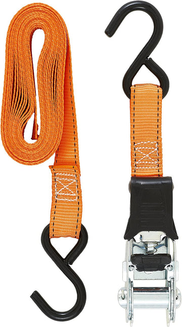 Keeper 5505 14' Ratchet Tie-Down, 500 lbs. WLL (1500 lbs. Break Strength), 4 Pack, i-Pack