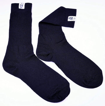 RaceQuip 411995 SFI 3.3 Fire Retardant Socks Large Black