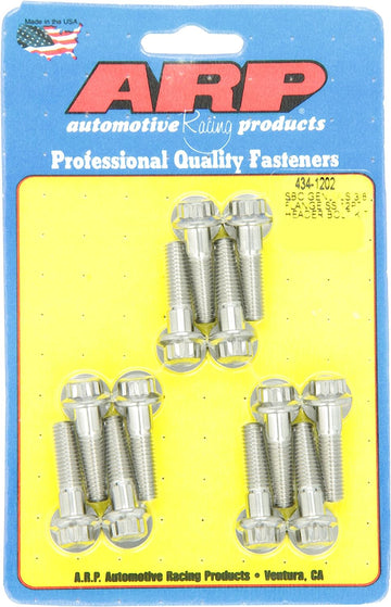 ARP 434-1202 Stainless Steel Header Bolt Kit