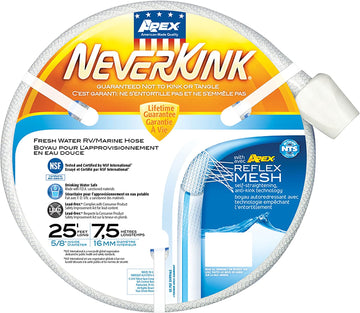 Teknor Apex 8602-25 Neverkink 5/8" X 25' RV and Marine Hose 5/8 - Inch X 25 - Feet