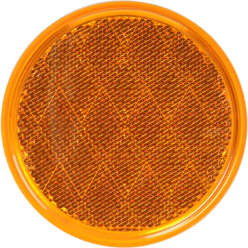 Peterson Manufacturing V475A Amber 3-3/16" Round Reflector