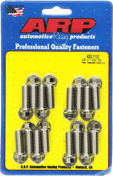 ARP 4001110 Stainless 300 Hex Header Bolt Kit - Pack of 16