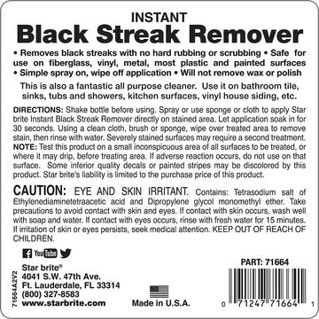 Star brite 071664 Instant Black Streak Remover - 64 oz.