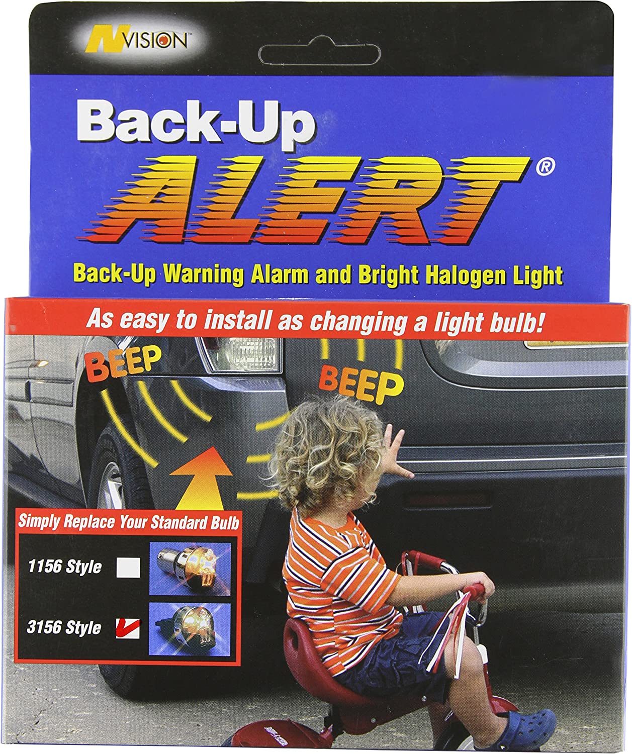 Hopkins 20101VA-CL-EN Back-Up Alert 3156 Style, 1 Bulb