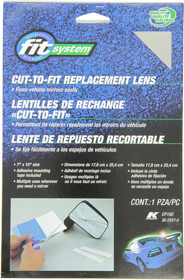 Fit System CP100 Cut-to-fit Replacement Glass Large 7" x 10"