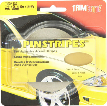 Trimbrite T1222 Trim Stripe Gold 1/4 Tape