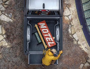 Husky Liners X-act Contour Series | Heavy Duty Bed Mat - Black | 16009 | Fits 2015-2022 Ford F-150 6.6' Bed 1 Pcs